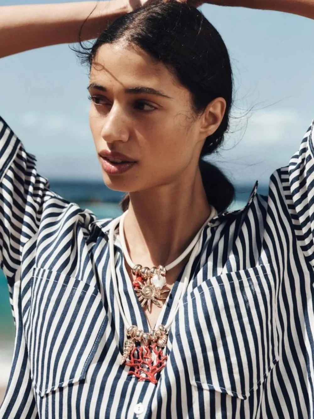 Zara Golden Pack of Two Sea Cord Necklaces
